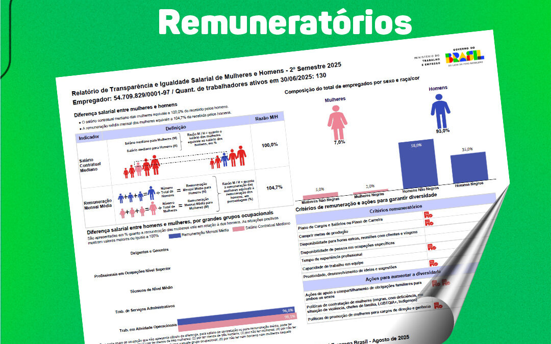 Relatório de Transparência Salarial e de Critérios Remuneratórios